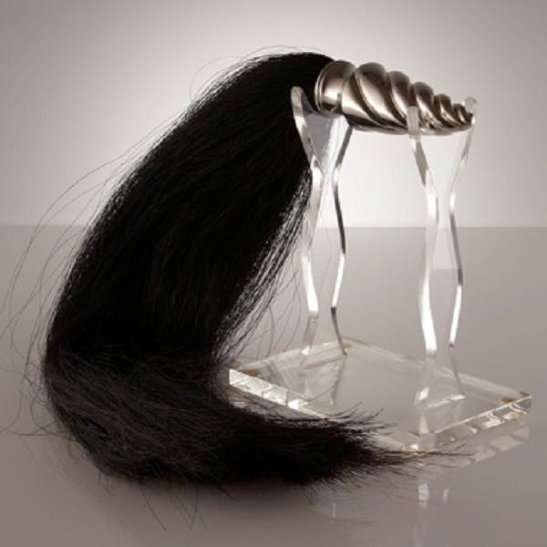 9. Silver Butt Plug with Horse Tail – $3,475