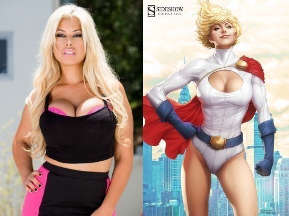 Bridgette B. as Power Girl