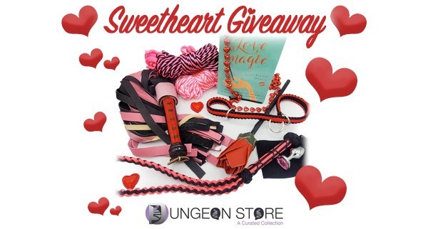 Kinky toys for Valentine's Day from The Dungeon Store, enter contest on Instagram to win!!