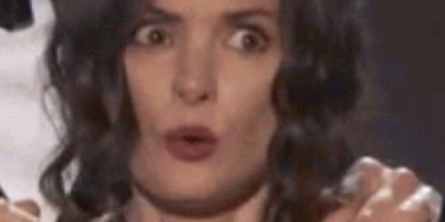 The Many Porn Faces of Winona Ryder at the SAG Awards 
