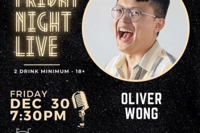 Oliver Wong Gets in One More Live Comedy Show for 2022 on Friday Night