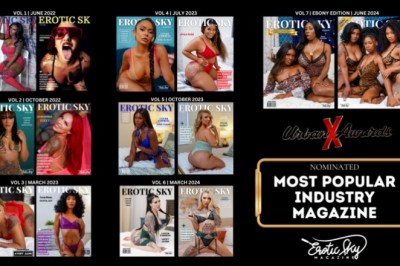 Erotic Sky Magazine Celebrates Two Nominations for Urban X Awards Following Historic Ebony Edition Launch