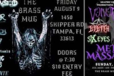 Goddess Lilith And Sorrowseed Bring the Metal to Tampa’s Brass Mug