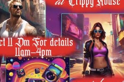 Ellis Camino Hosting Content Tattoo Party at Trippy House