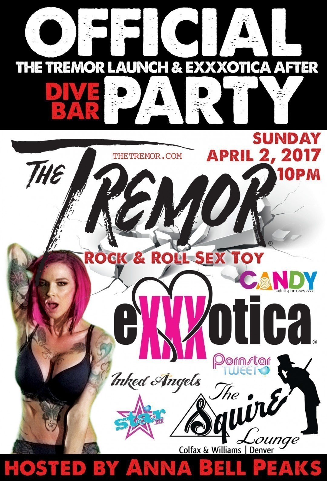 Official After Party!!! April 2, 2017 with Anna Bell Peaks!!!