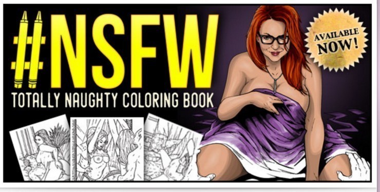 #NSFW Totally Naughty Coloring Book