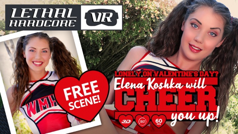 Elena Koshka VR porn scene