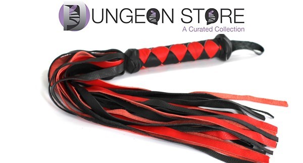 Vegan Flogger in Fisting Red from TheDungeonStore.com