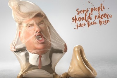 Condom Ad Features Trump