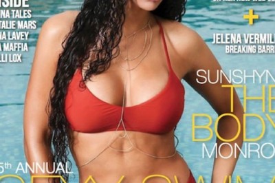 Sunshyne Monroe Scores Swimsuit Edition Cover of Transformation Magazine