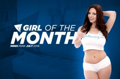 Mindi Mink Selected as Girlsway Girl of the Month for July 2018 