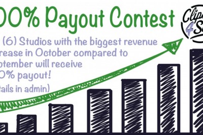 Clips4Sale Has Treats Up for Grabs with October 100% Payout Contest