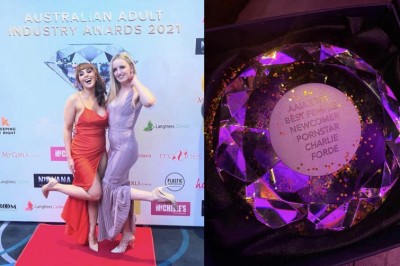 Charlie Forde Wins Best Newcomer Porn Star at Australian Adult Industry Awards (AAIA)