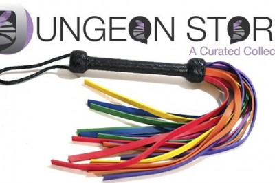 The Dungeon Store Whips Out Rainbow Pride Neoprene Flogger