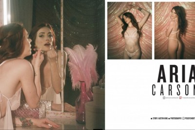 Aria Carson Scores Three-Page Feature in July Issue of AVN Magazine