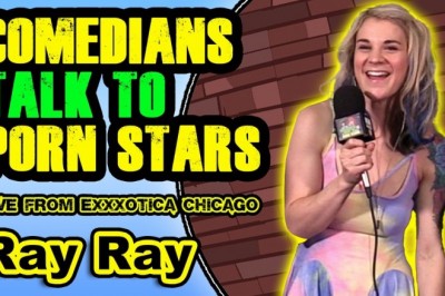 Ray Ray Does Live EXXXOTICA Interview for Comedians Talks to Porn Stars