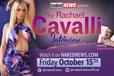 Rachael Cavalli Wins BIG at NightMoves Awards & Makes Naked News Appearance