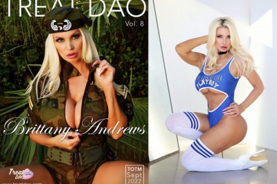 Brittany Andrews Is the Treat DAO Treat of Month & Now on Playboy’s Centerfold Fan Platform