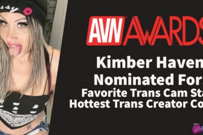 Kimber Haven Up for 2 Fan-Voted 2023 AVN Awards & Asks Fans to #rockthevote