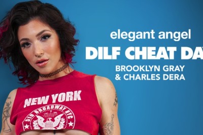 Brooklyn Gray Serves Up A “DILF Cheat Day” For Elegant Angel