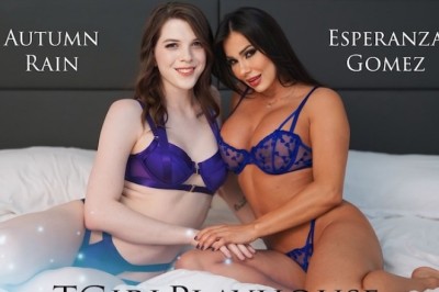 Autumn Rain Teams Up with Esperanza Gomez for Sexy 3-Way